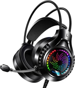 VERTREX Gaming Headset met Microfoon - Hoofdtelefoon - Headsets PC, PS5, PS4, Xbox, Nintendo Switch - 7.1 Surround Sound — thumbnail 1