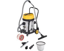 Powerplus elektrische stofzuiger nat-droog POWX325 - 2x1200W - 2 motoren - 2-in-1: zuig- & blaasfunctie - 60l tank - met 4 acc.