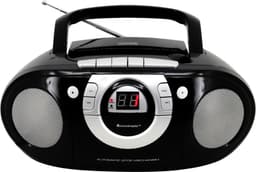 Soundmaster SCD5100SW - Boombox met FM-radio, CD- en cassettespeler, zwart — thumbnail 4