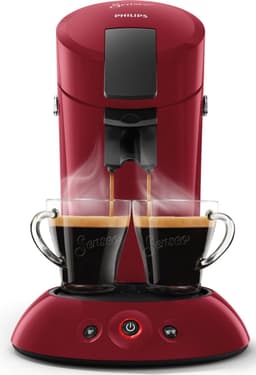 Philips Senseo Original HD6553/80 - Koffiepadmachine voor max 2 Kopjes Koffie - Exclusief Koffiepads - Rood — thumbnail 3