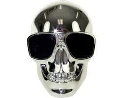 United Entertainment ® - Skull Draadloze Bluetooth Speaker - Zilver