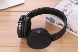 Bluetooth koptelefoon over ear, draadloze koptelefoon en vaste Inklapbaar headsets met een ingebouwde microfoon, Micro SD/TF, FM Geschikt voor: iPhone/Samsung/iPad/Huawei – 650BT Blauw — thumbnail 2