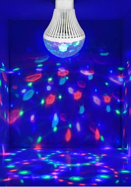 LED Discolamp E27 Fitting - Overal Een Feestje! - Feestverlichting — thumbnail 3