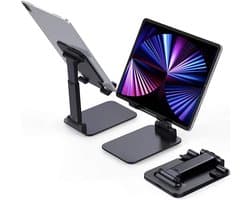 Telefoon Tablet Houder - Tablet standaard - Telefoon Houder - Opvouwbaar en Verstelbaar - L
