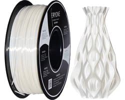 Eryone - Silk White - PLA Filament - 1Kg 1.75mm - Voor 3D Printer en 3D-pennen - Wit