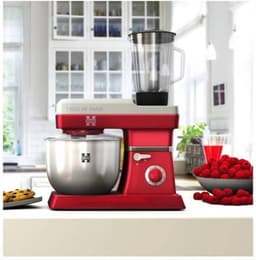 Herzberg Keukenmachine 1200W (max 1800W), 6,5 L-Grijs — thumbnail 2