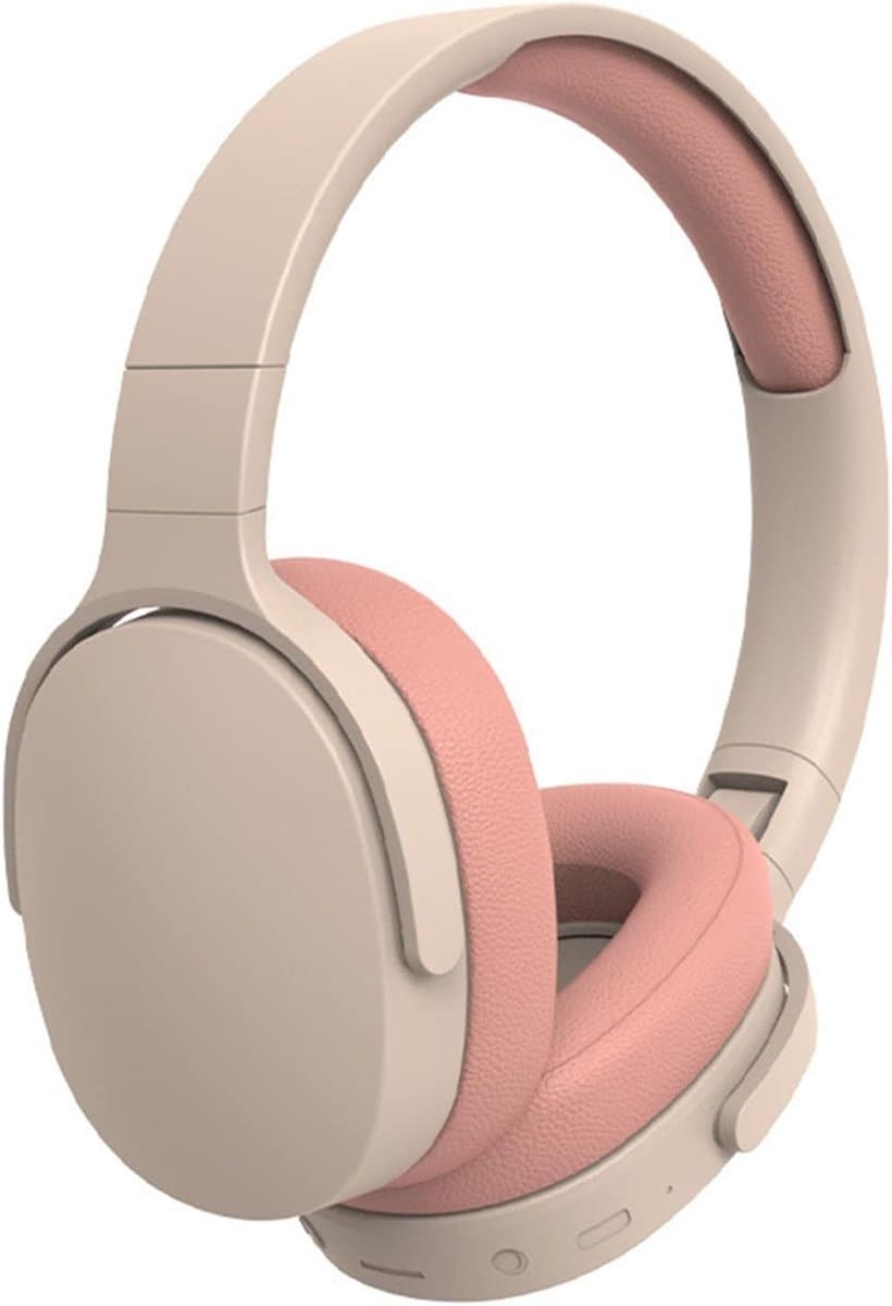 ECTEATOY® Draadloze Headset met Microfoon - Draadloze over-ear koptelefoons - Gaming Headset - Ruisonderdrukking - Geschikt voor Muziek & Gaming - roze — afbeelding 1