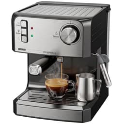 ROLIPO Pistonmachine 20 Bar - Espressomachine met Stoompijpje - 1,6L Waterreservoir - 850W - Voor Espresso, Cappuccino en Latte - Zwart — thumbnail 1