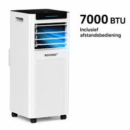 Krachtige Mobiele Airco - 3 in 1 Airco - 7000BTU - Airconditioning - Ventilatoren - Wit — thumbnail 1