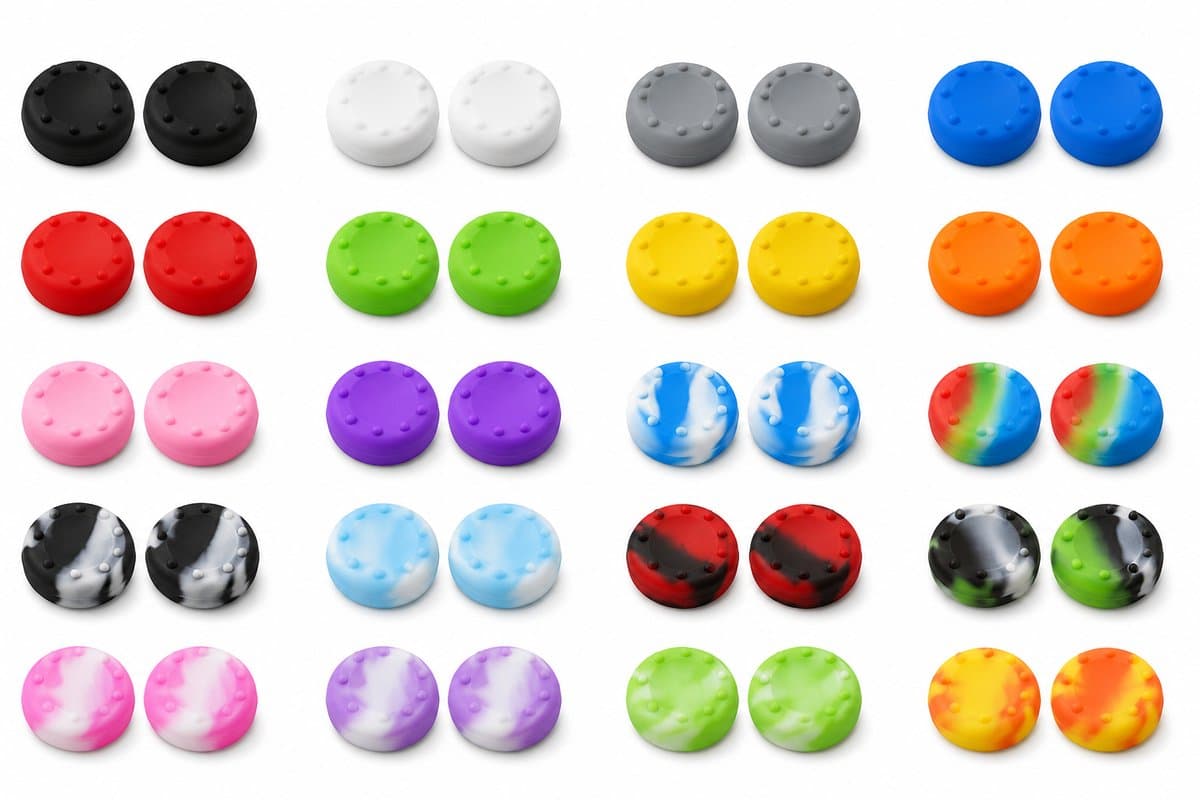 Thumb Grips Set – Voor PlayStation 3-4 en Xbox controllers -  6 stuks — afbeelding 1