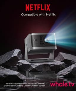 Mini Beamer - Draagbaar - Native 1080P Resolutie - Compatibel met Netflix - Voor Thuisgebruik en Gaming — thumbnail 5