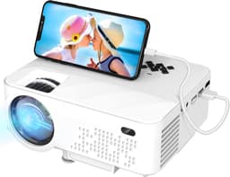 Mini-beamer - LCD - 7500 lumen - Draagbaar - Voor Thuisbioscoop en Outdoor — thumbnail 1