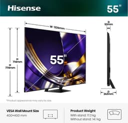 HISENSE 55U7S PRO 55 inch Ultra HD 4K — thumbnail 3