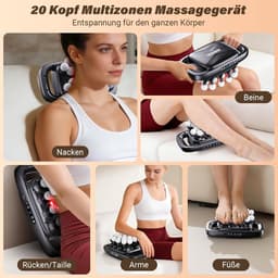 Massagepistool - Zwart - Diepteweefselmassage - Ingebouwde warmtefunctie - Voor Spierontspanning — thumbnail 2