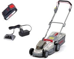 IKRA accu-grasmaaier ICM 2033 met mulch-functie, inclusief 20 V accu en oplader