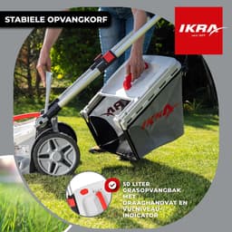 IKRA elektrische grasmaaier IERM 2043 T, 2.000 W, maaibreedte 43 cm, inclusief reservemes — thumbnail 4