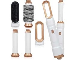 Heteluchtborstelset met haardroger, airflow ronde haardroger, multifunctionele haarstylingborstel