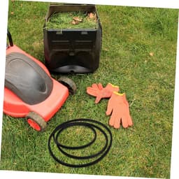 Grasmaaier riem - Aandrijfriem maaidek - Gazononderhoud - Duurzaam rubber - 107 cm lengte - Zwart — thumbnail 4