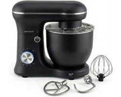 Keukenmachine - Mixer - Bakken en Koken - Krachtige 1500W Motor - 5L Kom - Matzwart