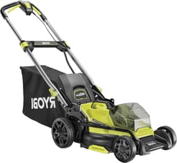 Accu Grasmaaier - Tuinmaaier - Gazon Onderhoud - Borstelloze Motor - 40 cm Snijdbreedte - Grijs — thumbnail 1