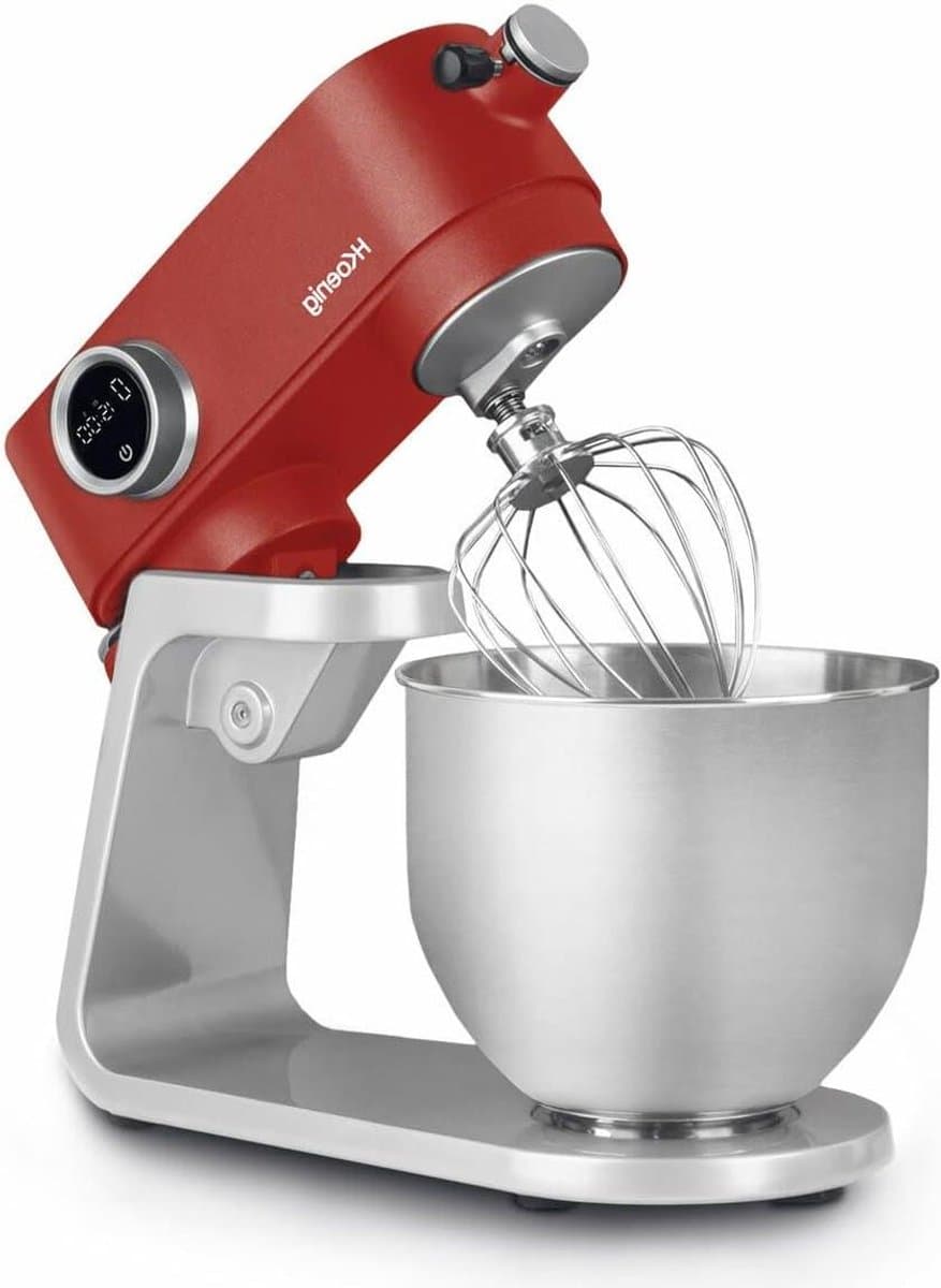 Keukenmachine - Mixer - Bakken en Koken - Krachtige Motor - 5 Liter - Mat Rood — afbeelding 1