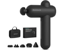 Solidchoice - Draagbare Massagegun met 5 Massagekoppen voor Spierherstel