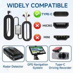 Dash Cam Hardwire Kit, Dash Camera Auto Oplader - ShopVlot — thumbnail 2