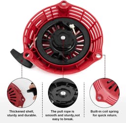 Trekstartmotor voor grasmaaier - vervangingsonderdeel - geschikt voor Honda GC160 GCV160 GCV135 - lange levensduur - ShopVlot — thumbnail 3