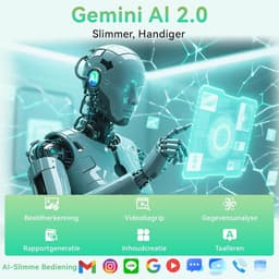SnelShoppen - 12 Inch Android 16 Tablet met Gemini AI, 36GB RAM, 128GB ROM, 1TB TF, 1920x1200 HD Display, 8MP + 20MP Dual Camera, Keyboard, Mouse & St — thumbnail 2