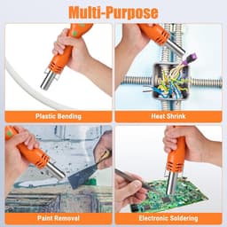 SnelShoppen - 8028 Hot Air Station, Digitale Hot Air Gun, Draagbare SMD Desoldering Gun met Nozzles, Temperatuur 100-500°C, Ideaal voor DIY, Elektroni — thumbnail 2