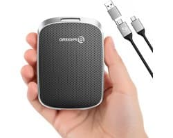 Externe SSD - Draagbare Opslag - Snelle Data Transfer - Half-Height Ontwerp - 4TB - Zwart