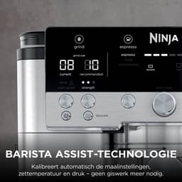 Ninja Luxe Café Premier Plus 3-in-1 Espressomachine, cold brew koffie en filterkoffie, Melkopschuimer met 4 automatische voorinstellingen - Zilver - ES655EU — thumbnail 3