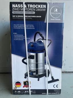 Sauber SB-2800W Industriële Stofzuiger - 100L — thumbnail 1