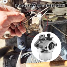 SnelShoppen - Vervangende Carburetor voor Grasmaaier, Motor Carburetor voor Briggs & Stratton 283702 283707 284702 284707 284777, 699831 694941 499158 — thumbnail 2