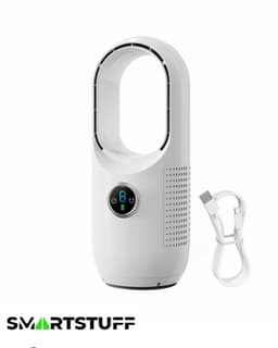 Bladloze ventilator Smartstuff® - Oplaadbare Tafelventilator -Draagbare ventilator - Fan - Verkoeling - Accu - Design — thumbnail 5