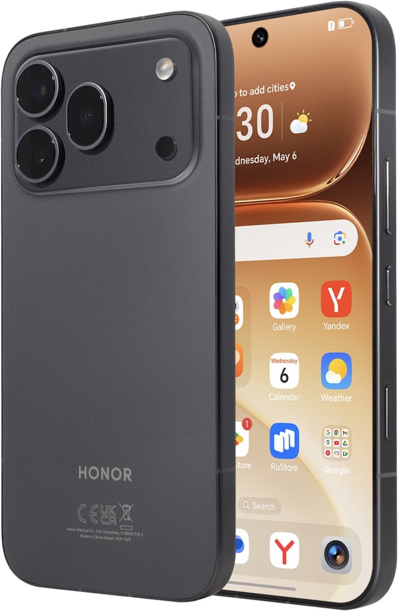 HONOR 600 Pro - 5G Smartphone - 12GB RAM 512GB - 200MP OIS Camera - 6.57" AMOLED - Zwart — afbeelding 1