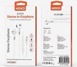 HOXO Bedrade Oordopjes met Microfoon - Lightning Aansluiting - Stereo Earphones - Volumeregeling & Multifunctionele Bediening - 1.2 Meter - Wit - Geschikt voor iPhone — thumbnail 4