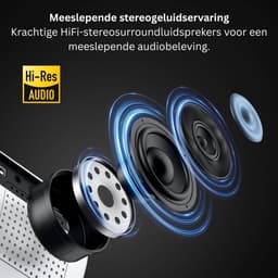 Zavio® Mini Beamer – Projector – Thuisbioscoop Beamer — thumbnail 3