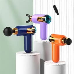 Massagepistool - Fascia Gun Mini - Spierherstel - Stille Werking - Compact Formaat - Paars — thumbnail 4