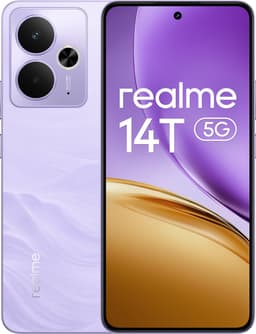 Realme 14T Smartphone - 8 GB RAM - 256 GB ROM - 5260mAh - 6,67 inch HD - IP 69 - Paars — thumbnail 1