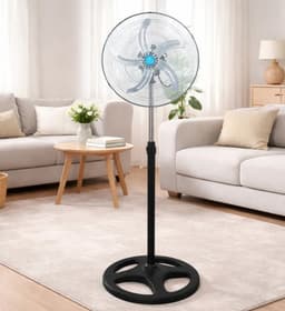Lifero Staande Ventilator 40W - Ventilatoren - Verstelbaar 3 Standen - Vloerventilator - Koelventilator op Statief - Ventilatie — thumbnail 2