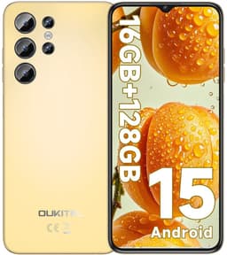 OUKITEL C1 smartphone – 6,52 inch – Android 15, 16GB RAM, 128GB opslag, 5150mAh batterij — thumbnail 1