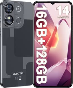 OUKITEL C57 PRO Mobiele Telefoon met 128 GB Opslag, 4300 mAh Accu, Android 14, 6,52 duim HD-scherm — thumbnail 1
