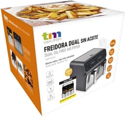 Olievrije friteuse 8 l - dubbel compartiment - touchscreen - gezonder frituren - ShopVlot — thumbnail 3