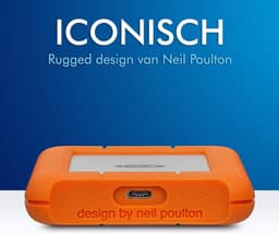 Externe Harde Schijf - Mobiele Opslag - Data Back-up - Schok- en Waterbestendig - 2 TB - Oranje — thumbnail 3