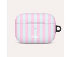 MIM Amsterdam - Cool Crush - Geschikt voor AirPods Pro 1 - AirPod hoesje - Stepen print - AirPod hoesje met print - Shockproof- Cover voor AirPods - Trendy AirPod case