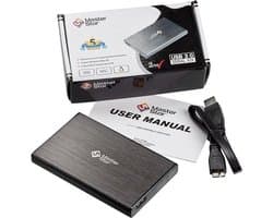 Externe harde schijf 2,5 inch draagbaar USB 3.0 supersnel compact 250 GB zwart