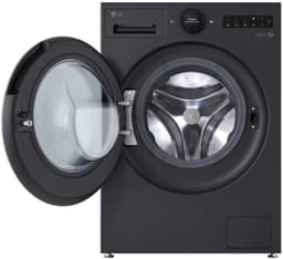 LG F4WX809YBA wasmachine 9 kg met AI DD™ voor betere stofverzorging, TurboWash360˚™ voor snel en grondig wassen in ca. 39 min, ezDispense™ voor automatisch doseren, Steam™ verwijdert allergenen en bacteriën, ThinQ™ slimme bediening. Energieklasse A. — thumbnail 1