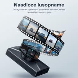 SNJY® Dashcam voor Auto - Auto Camera - Dashcam Voor en Achter - 2,5K - 170° Groothoek - Zwart — thumbnail 3