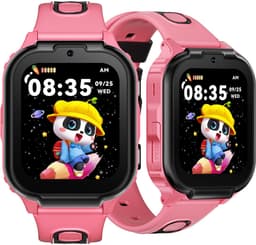 DOOGEE Anyscene S1 4G - GPS Horloge Kind - Smartwatch Kinderen - Video oproepen - Android OS - 1.83" IPS Scherm - 1GB+8GB - 800mAh - GPS/LBS/WiFi Locatie - Hartslag & Bloeddruk Monitor - IPX7 Waterdicht - Geschikt voor iPhone en Android - Rood — thumbnail 1